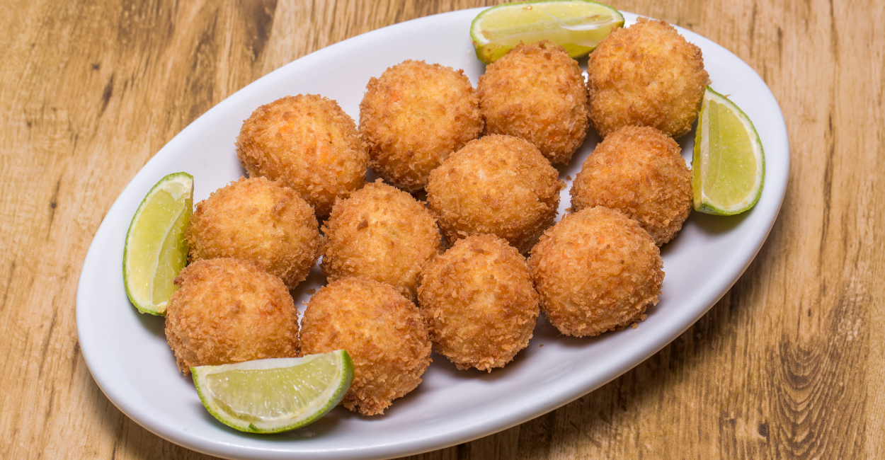 Bolinho de bacalhau para vender Receita para congelar e lucrar