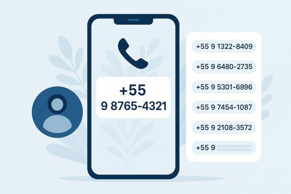 Gerador de número de celular 

