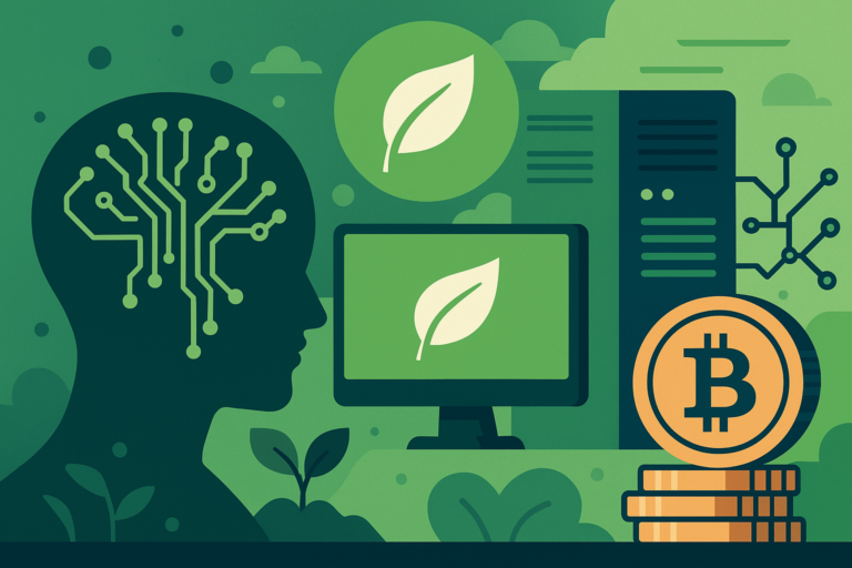 IA computação verde e cripto