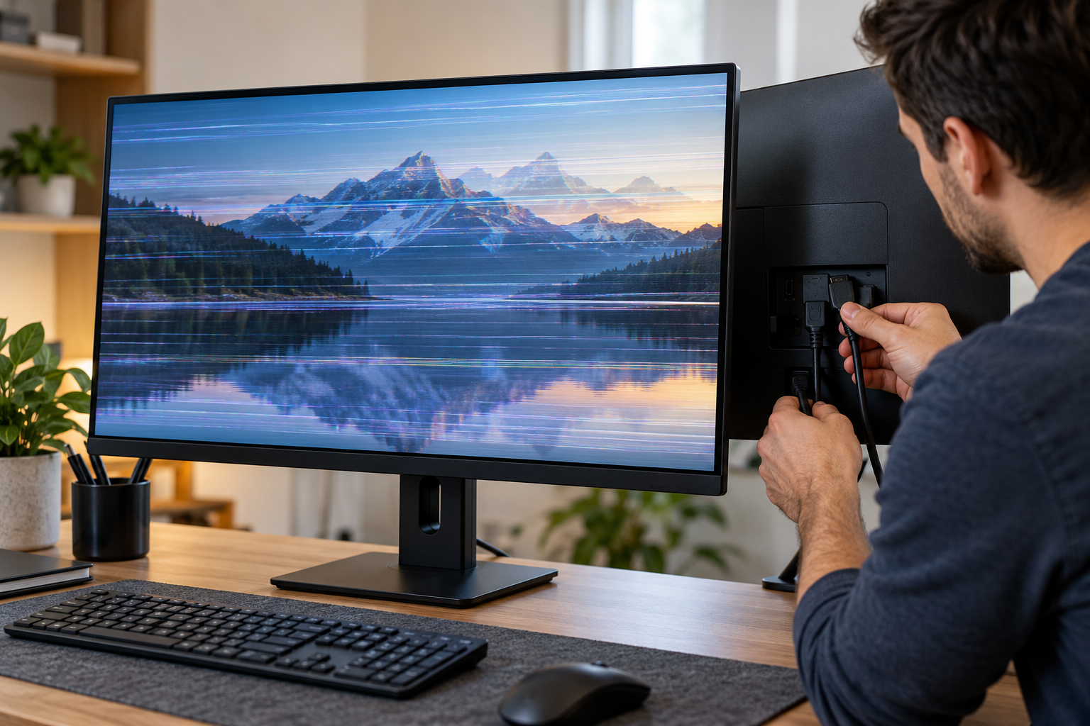 Por que o Monitor Fica Piscando